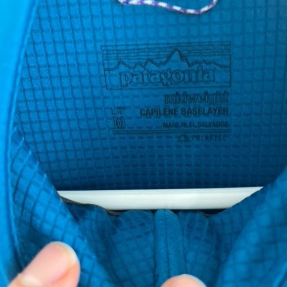 Patagonia Zip-Neck Polyester Capilene Baselayer Midweight - Picture 3 of 8